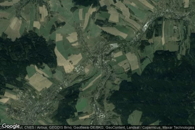 Vue aérienne de Meinersdorf