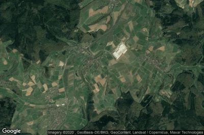 Vue aérienne de Mecklar