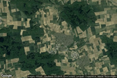 Vue aérienne de Massenbachhausen
