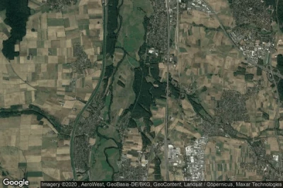 Vue aérienne de Mannhof