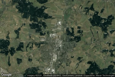 Vue aérienne de Mainburg