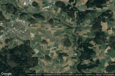 Vue aérienne de Lupburg