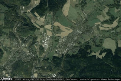 Vue aérienne de Lossnitz