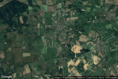 Vue aérienne de Lentföhrden