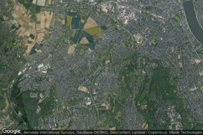 Vue aérienne de Lengsdorf
