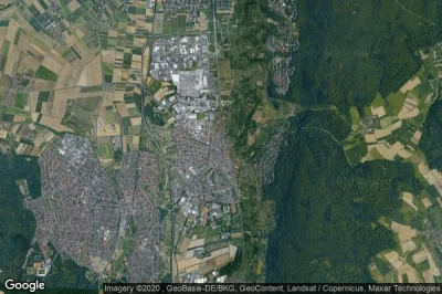 Vue aérienne de Leimen