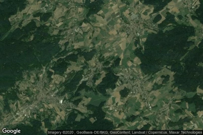 Vue aérienne de Lautern