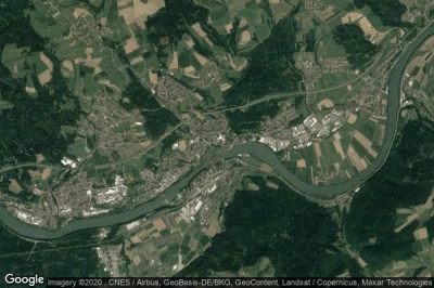 Vue aérienne de Laufenburg