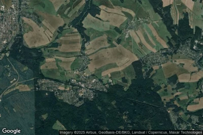 Vue aérienne de Langebrück