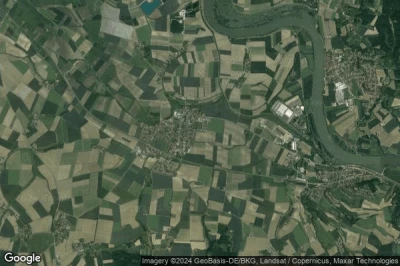 Vue aérienne de Künzing