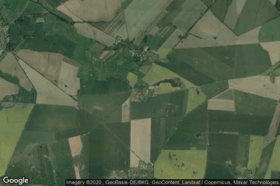 Vue aérienne de Küdow
