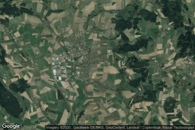 Vue aérienne de Kuchenreuth