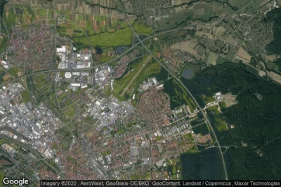 Vue aérienne de Kramersfeld
