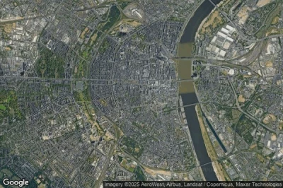 Vue aérienne de Köln