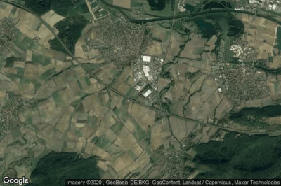 Vue aérienne de Knetzgau