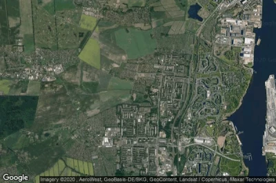 Vue aérienne de Klein Lichtenhagen