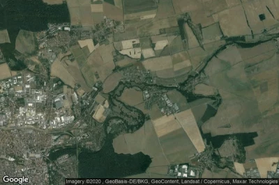 Vue aérienne de Kleinkromsdorf