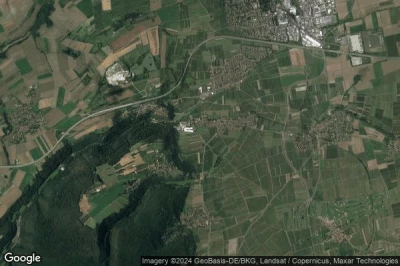Vue aérienne de Kleinkarlbach