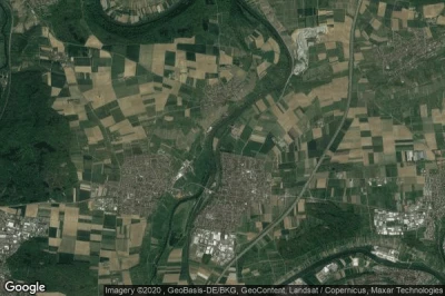 Vue aérienne de Kleiningersheim
