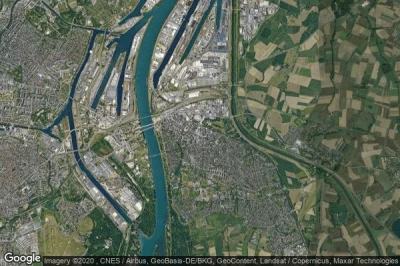 Vue aérienne de Kehl