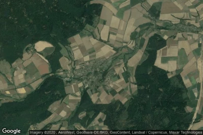 Vue aérienne de Jesberg