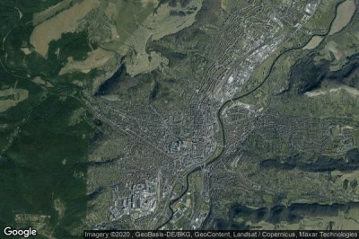 Vue aérienne de Jena