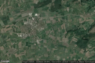 Vue aérienne de Ipthausen
