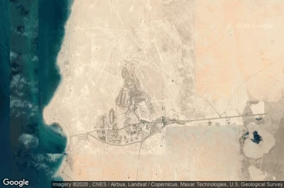 Vue aérienne de Dukhan