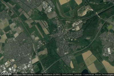 Vue aérienne de Horrem