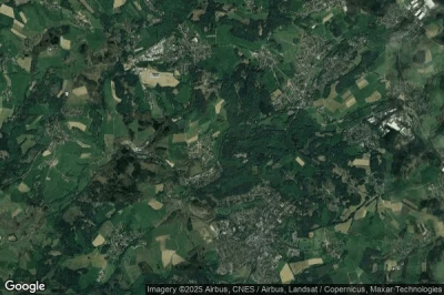 Vue aérienne de Homburg