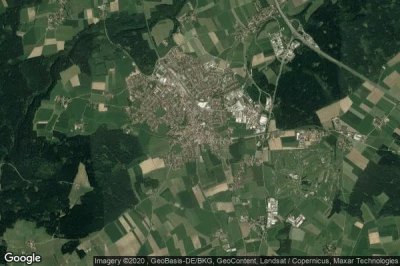 Vue aérienne de Holzkirchen