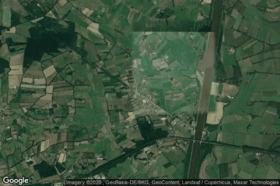 Vue aérienne de Hochdonn