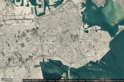Vue aérienne de Manama