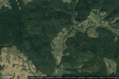 Vue aérienne de Hobbach