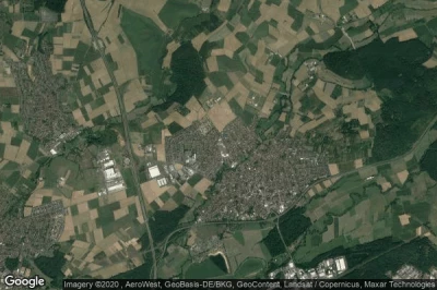 Vue aérienne de Hinserdorf