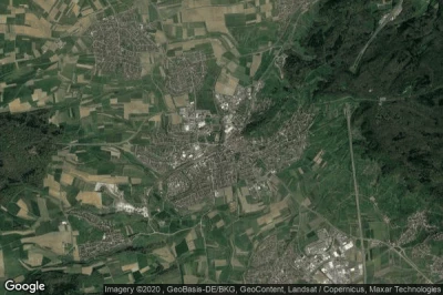 Vue aérienne de Herrenberg