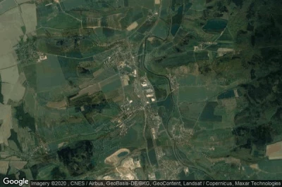 Vue aérienne de Hartmannsdorf