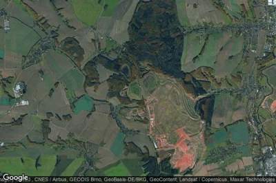 Vue aérienne de Hartmannsdorf