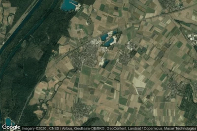 Vue aérienne de Hartheim