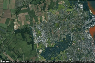 Vue aérienne de Harrislee