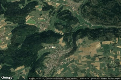 Vue aérienne de Haiterbach