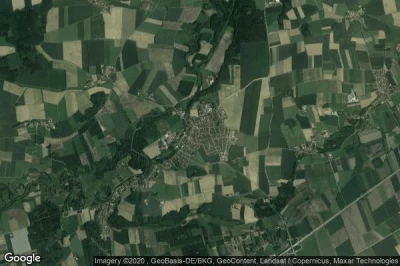 Vue aérienne de Haimhausen