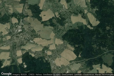 Vue aérienne de Hahneberg
