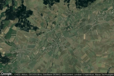 Vue aérienne de Habelsbach