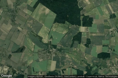 Vue aérienne de Gulzow