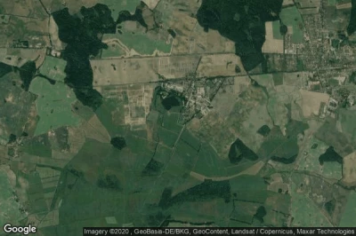 Vue aérienne de Groß Lüsewitz