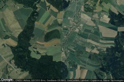 Vue aérienne de Grosshennersdorf