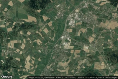 Vue aérienne de Grossheirath