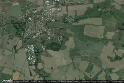 Vue aérienne de Grossenhain