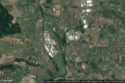 Vue aérienne de Grolsheim